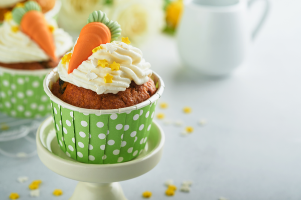 OLIVE OIL CARROT CAKE CUPCAKES