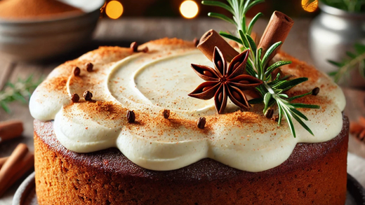 SPICED OLIVE OIL GINGERBREAD CAKE