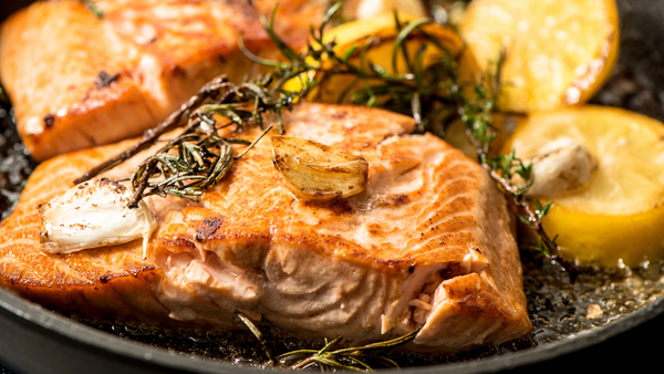 OLIVE OIL POACHED SALMON