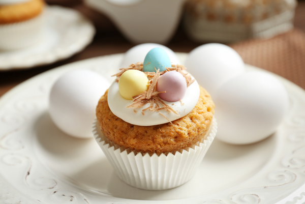 OLIVE OIL EASTER CUPCAKES