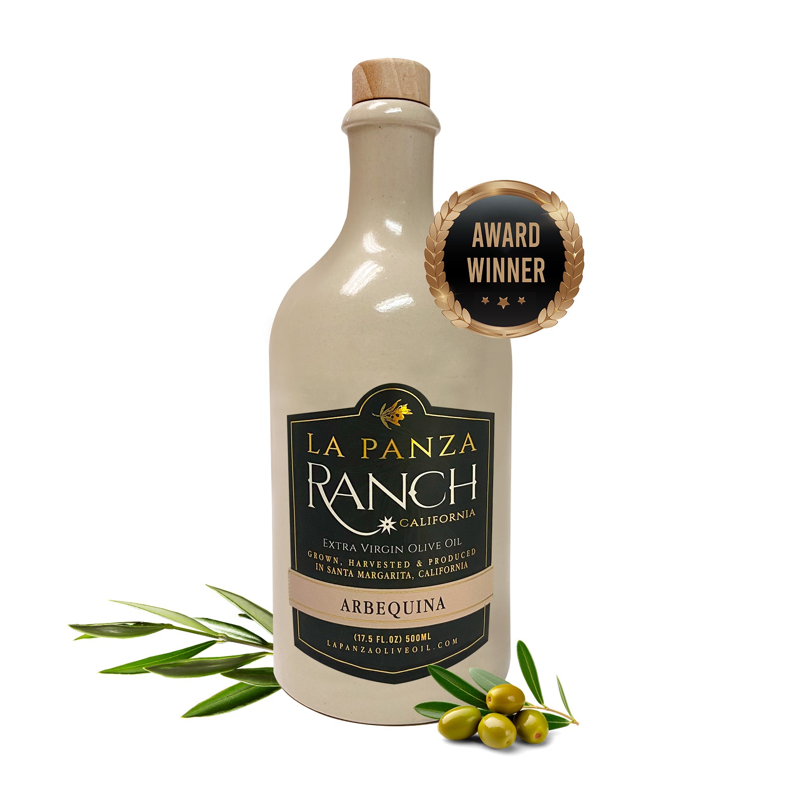 Arbequina Extra Virgin Olive Oil | La Panza Olive Oil