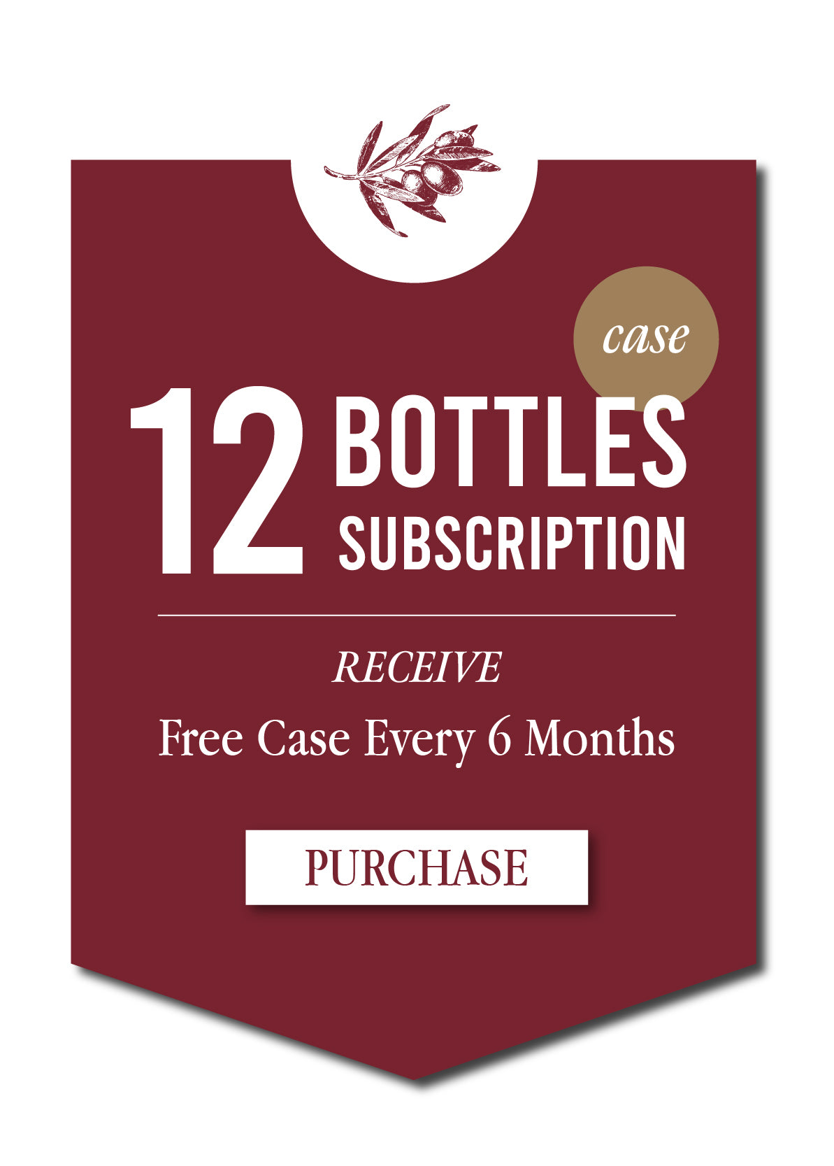 12 Bottle Monthly Subscription La Panza Ranch Extra Virgin Olive